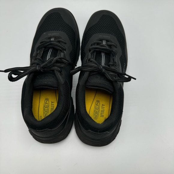 Keen Tempe Utility Sneakers Black Steel Toe Work Shoes Mens Size 8 D - Picture 5 of 10